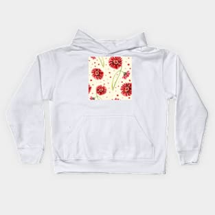 Red gerberas Kids Hoodie